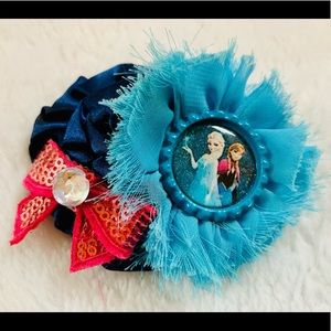 Handmade Disney Frozen Anna and Elsa Hair Clip